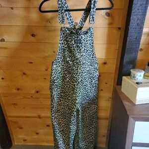 Obey leopard overalls